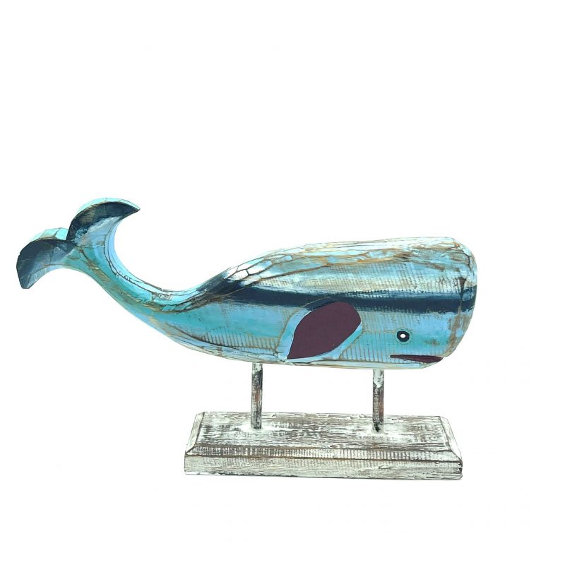 Figura "Ballena" sobre peana